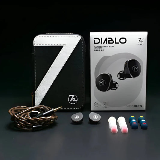 Auriculares in-ear 7Hz x Crinacle Diablo con driver planar magnético de 14.5mm y refuerzo de graves.