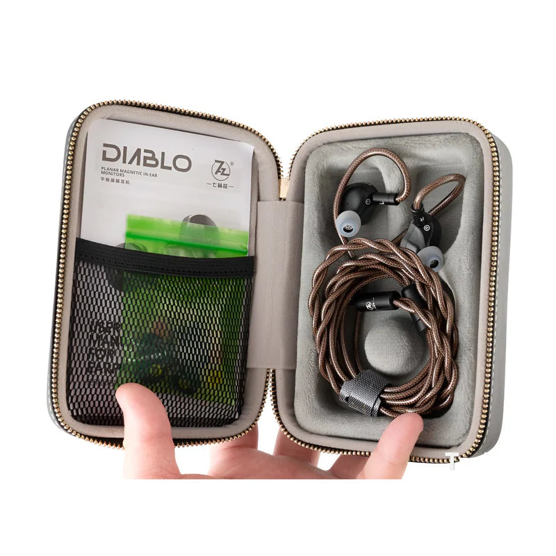 Auriculares in-ear 7Hz x Crinacle Diablo, monitor planar magnético con driver de 14.5mm y refuerzo de bajos.