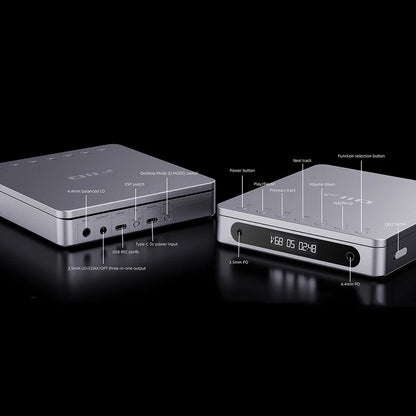 Reproductor CD HiFi FiiO DM13 – DAC Dual CS43198, Bluetooth y Salida 4.4 mm