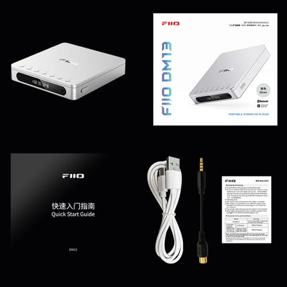 Reproductor CD HiFi FiiO DM13 – DAC Dual CS43198, Bluetooth y Salida 4.4 mm