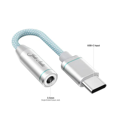 Conector FiiO JA11, DAC Dongle digital a analógico con DSP y PEQ en color negro, para mejorar la calidad de audio.