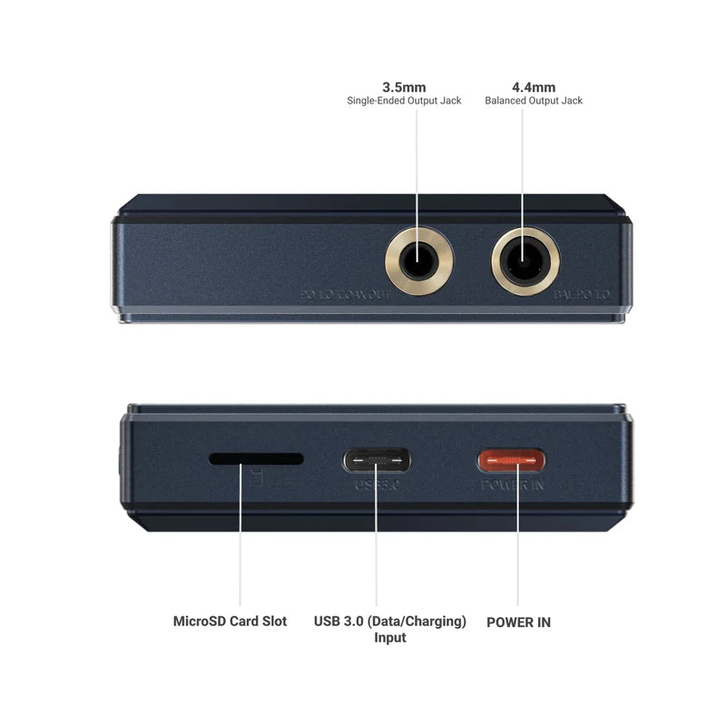 FiiO M21 Reproductor Portátil Hi-Res Android 13 Quad DAC 3.5mm 4.4mm