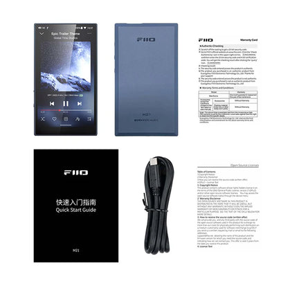 FiiO M21 Reproductor Portátil Hi-Res Android 13 Quad DAC 3.5mm 4.4mm
