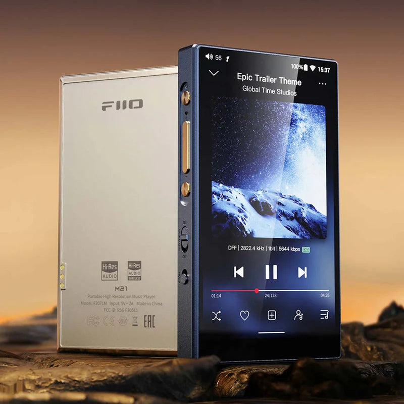 FiiO M21 Reproductor Portátil Hi-Res Android 13 Quad DAC 3.5mm 4.4mm
