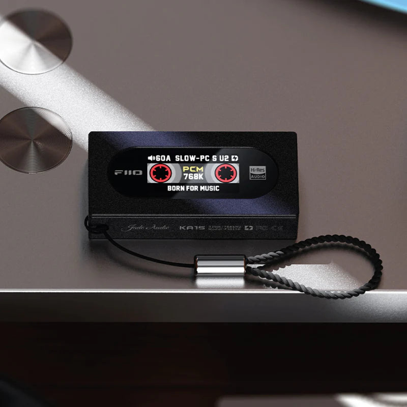 DAC Portátil y Amplificador FiiO KA15 Dual CS43198 3.5mm 4.4mm
