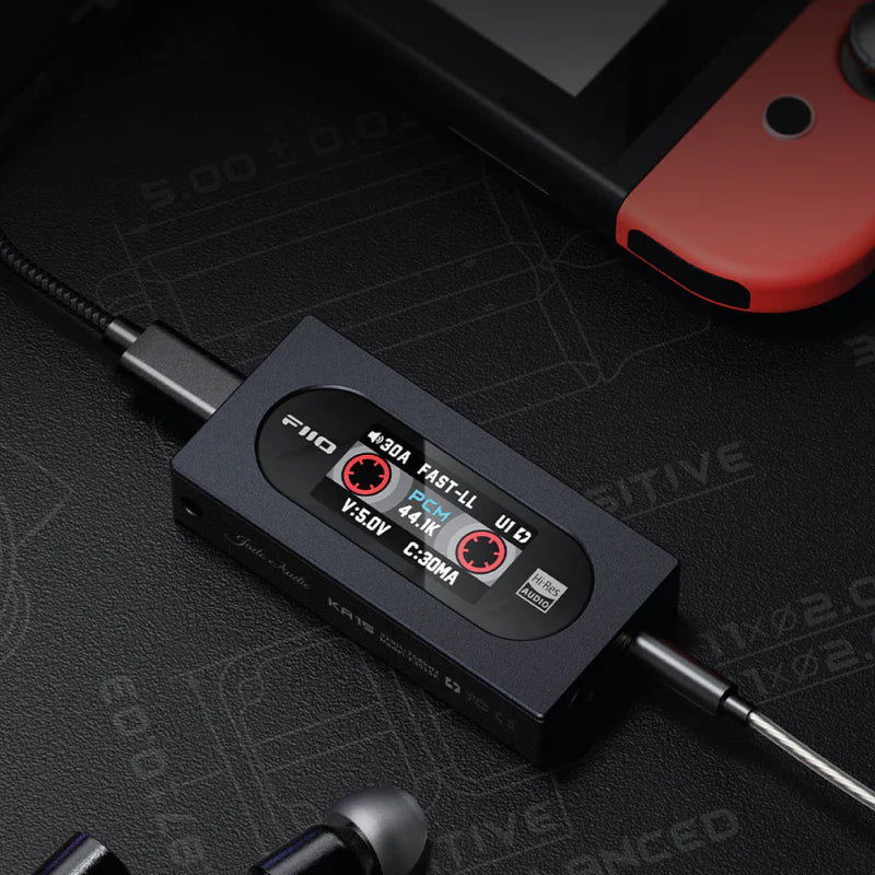 DAC Portátil y Amplificador FiiO KA15 Dual CS43198 3.5mm 4.4mm