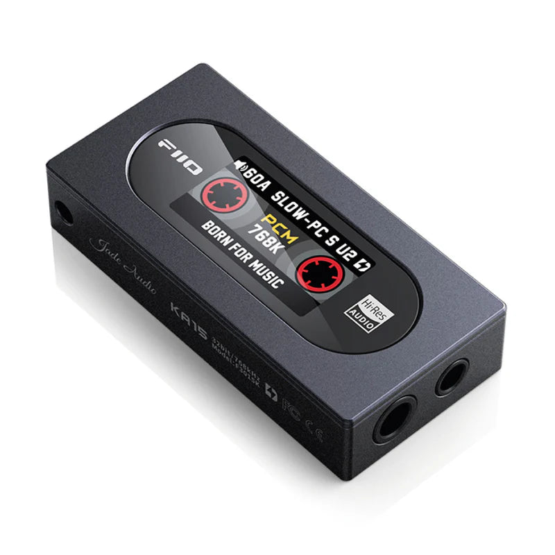 DAC Portátil y Amplificador FiiO KA15 Dual CS43198 3.5mm 4.4mm