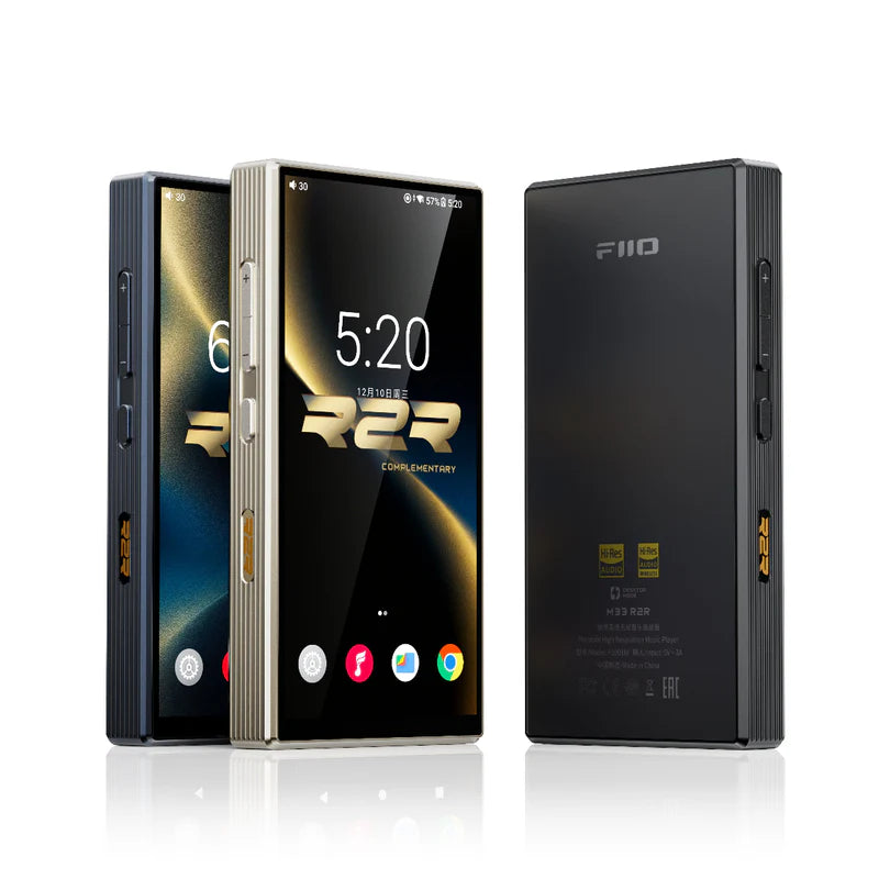 FiiO M33 R2R Reproductor Portátil HiFi DAP Android 13 8GB 128GB 4.4mm