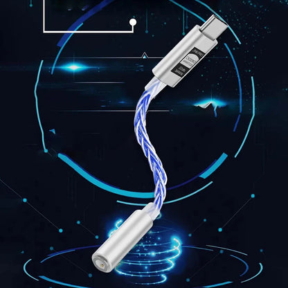 JCALLY JM6 Pro DAC USB-C a 3.5 mm Azul - Sonido HiFi portátil