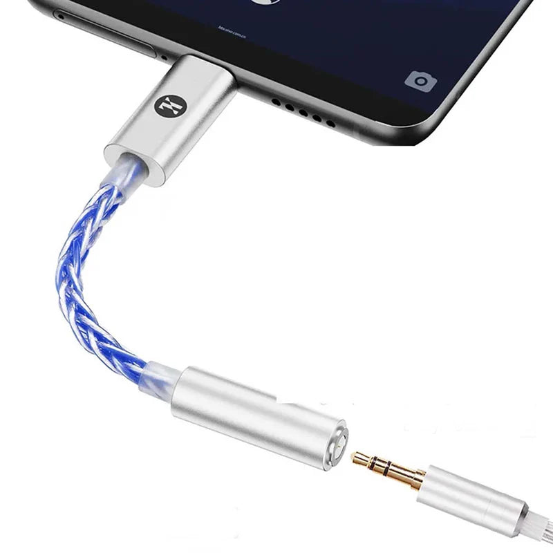 JCALLY JM6 Pro DAC USB-C a 3.5 mm Azul - Sonido HiFi portátil