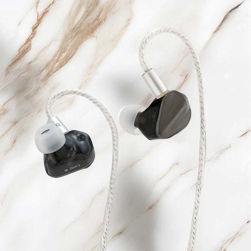 Audífono IEM KEFINE Loric – 10mm Dynamic Driver PU + Titanio con Microfono