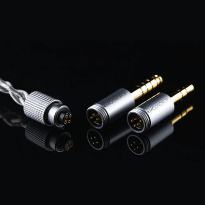 Auriculares IEM MOONDROP Aria 2 con diafragma TiN y filtros reemplazables, en diseño en-ear con cable.
