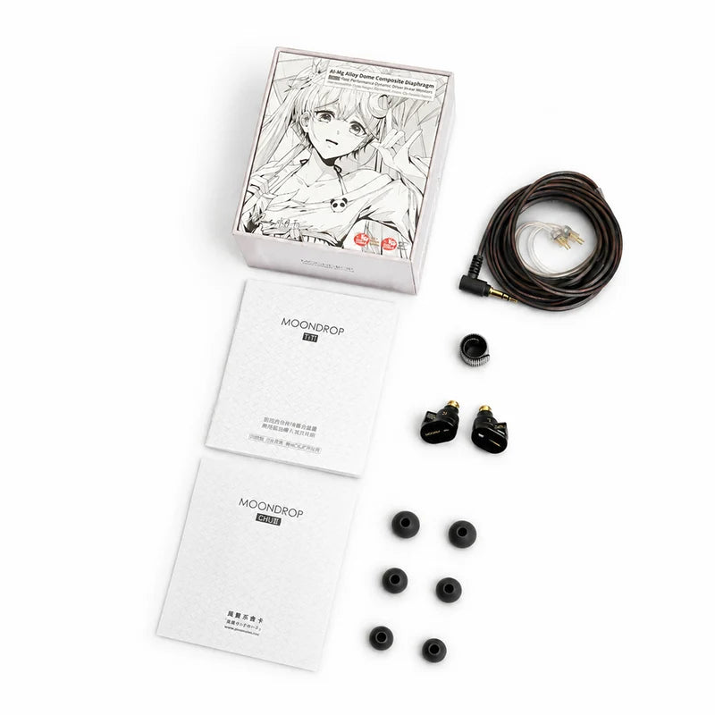 Audífono IEM Moondrop Chu III – Driver Dinámico de Aluminio-Magnesio