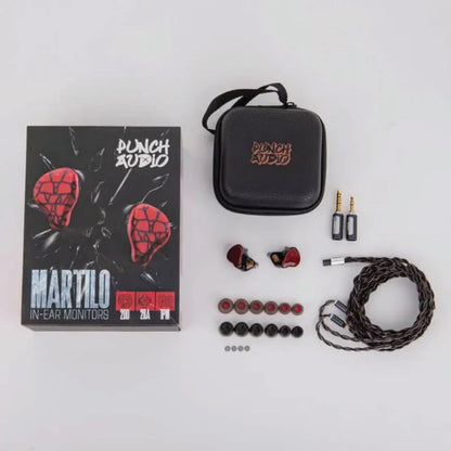 Punch Audio Martilo Audífonos IEM - Subgrave brutal y sonido basshead de alto impacto