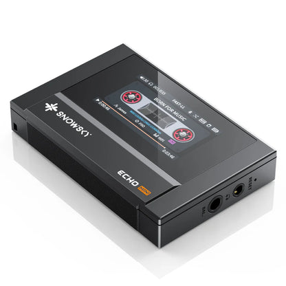 Reproductor de audio digital FiiO SNOWSKY Echo Mini en negro con salida balanceada 4.4mm, reproductor Hi-Res compacto y portátil.