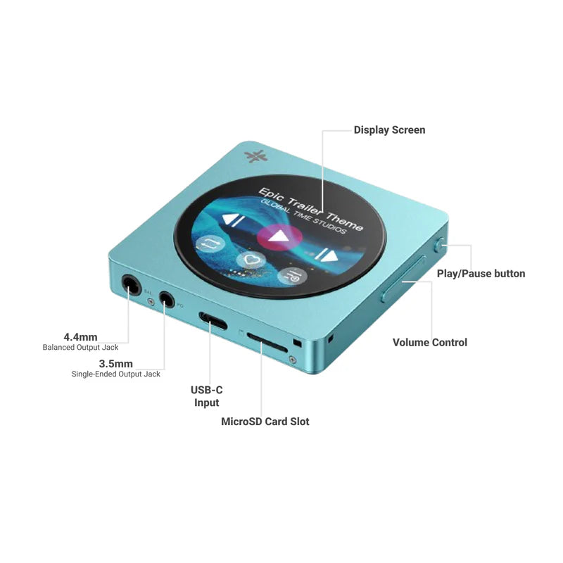 Reproductor Hi-Res Portátil FiiO Snowsky DISC Dual CS43131 3.5mm + 4.4mm