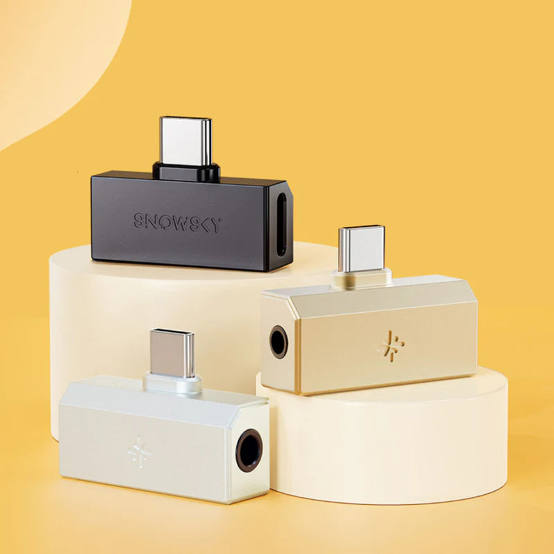 Snowsky Tiny B Silver DAC y Amplificador Portátil USB - 3.5 mm + 4.4 mm