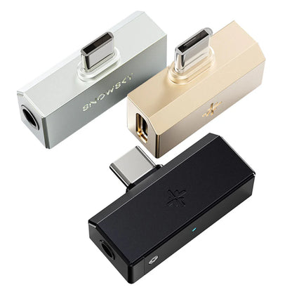 Snowsky Tiny B Silver DAC y Amplificador Portátil USB - 3.5 mm + 4.4 mm