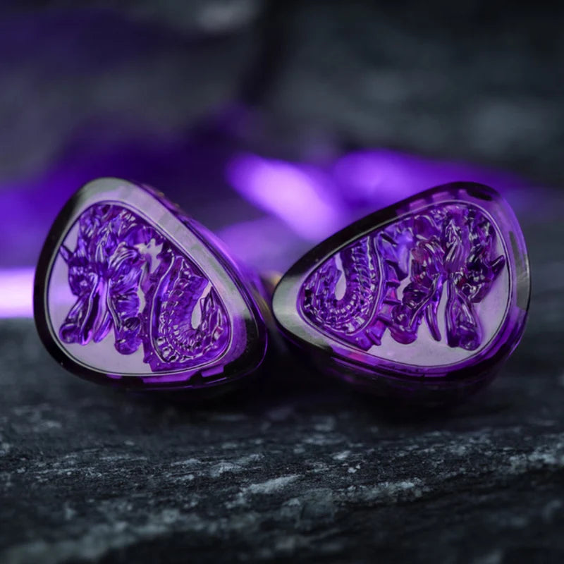 Audífono IEM Tangzu Wan’er S.G.2 Amethyst Dragon – Edición Limitada 5.º Aniversario, Driver 10mm