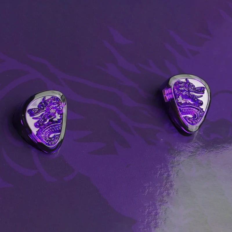 Audífono IEM Tangzu Wan’er S.G.2 Amethyst Dragon – Edición Limitada 5.º Aniversario, Driver 10mm