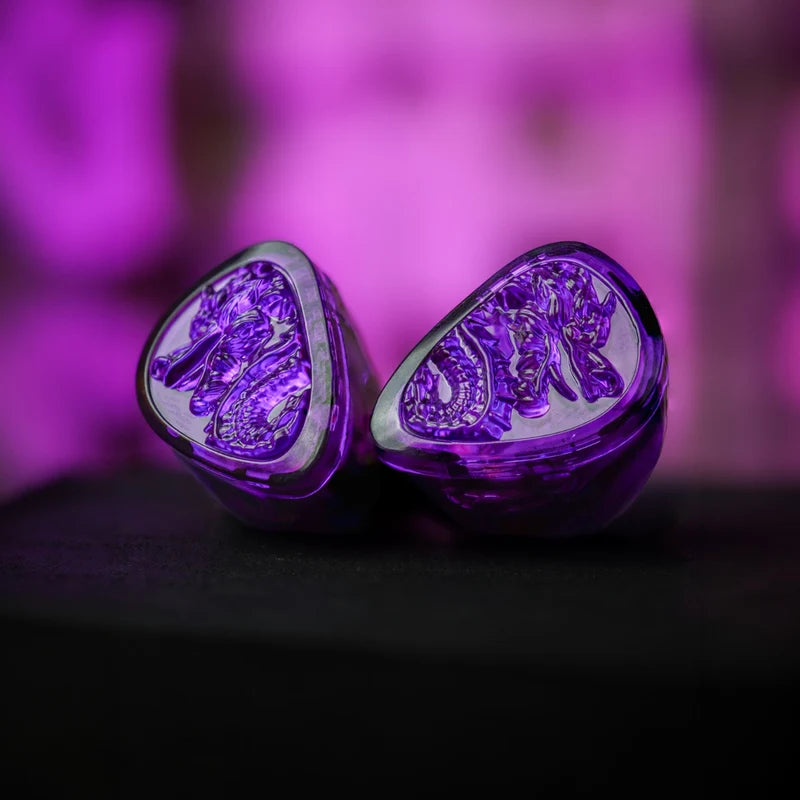 Audífono IEM Tangzu Wan’er S.G.2 Amethyst Dragon – Edición Limitada 5.º Aniversario, Driver 10mm