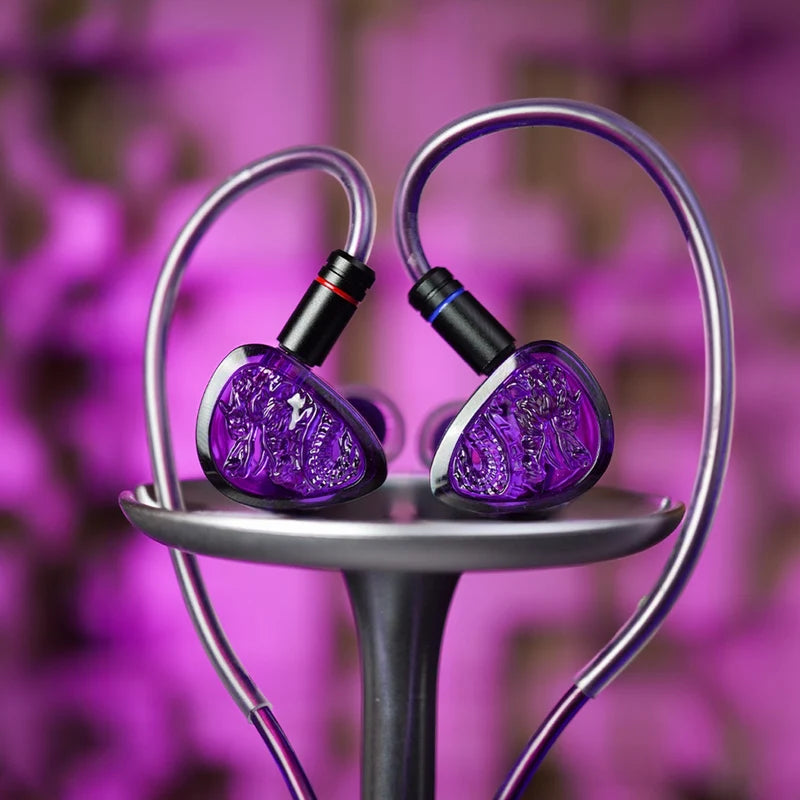 Audífono IEM Tangzu Wan’er S.G.2 Amethyst Dragon – Edición Limitada 5.º Aniversario, Driver 10mm