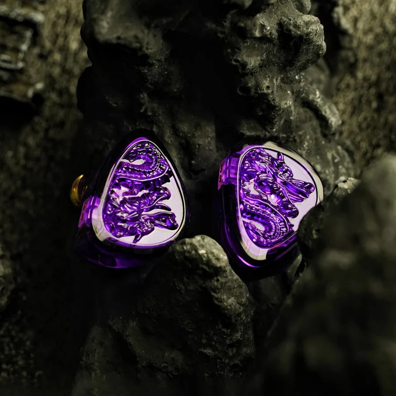Audífono IEM Tangzu Wan’er S.G.2 Amethyst Dragon – Edición Limitada 5.º Aniversario, Driver 10mm