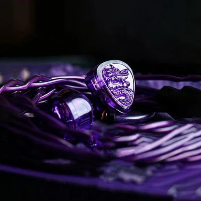 Audífono IEM Tangzu Wan’er S.G.2 Amethyst Dragon – Edición Limitada 5.º Aniversario, Driver 10mm