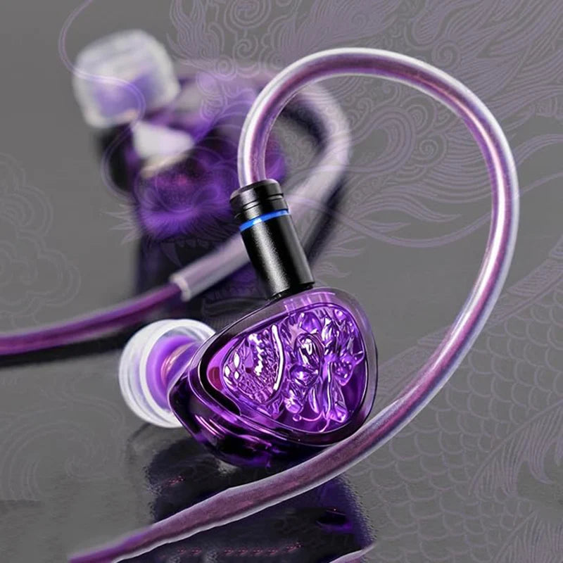 Audífono IEM Tangzu Wan’er S.G.2 Amethyst Dragon – Edición Limitada 5.º Aniversario, Driver 10mm
