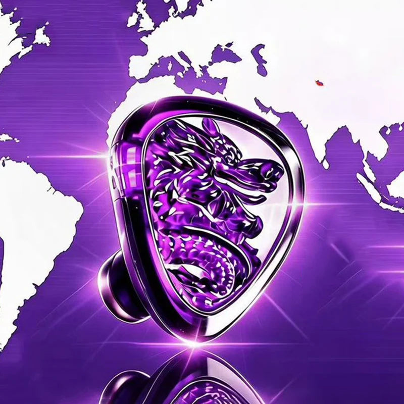 Audífono IEM Tangzu Wan’er S.G.2 Amethyst Dragon – Edición Limitada 5.º Aniversario, Driver 10mm