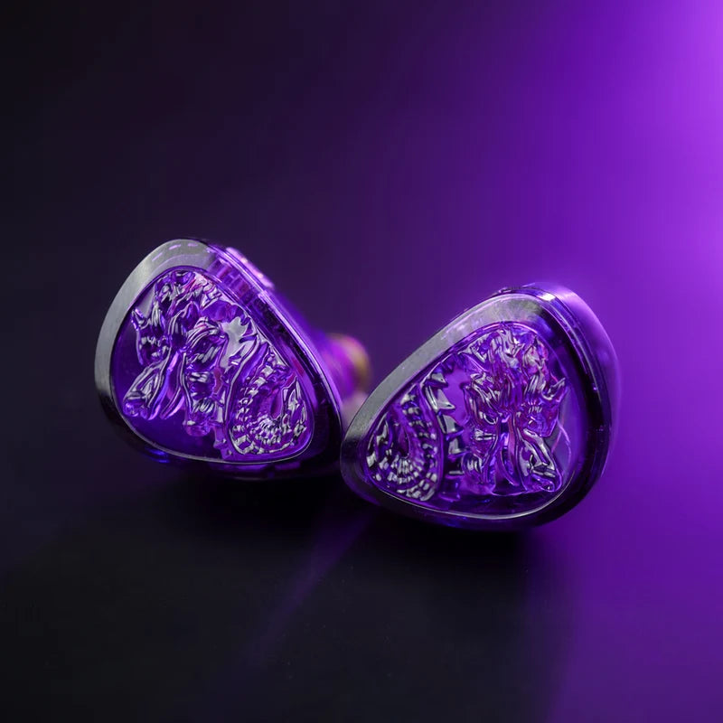 Audífono IEM Tangzu Wan’er S.G.2 Amethyst Dragon – Edición Limitada 5.º Aniversario, Driver 10mm