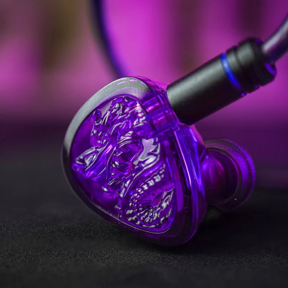 Audífono IEM Tangzu Wan’er S.G.2 Amethyst Dragon – Edición Limitada 5.º Aniversario, Driver 10mm