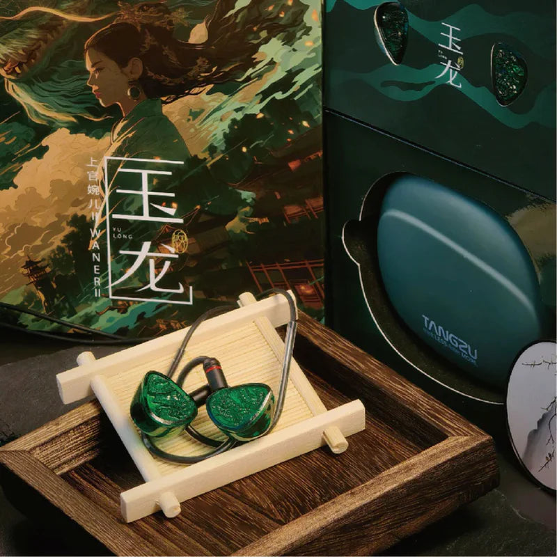 TANGZU Wan'er S.G II Jade Dragon Audífonos IEM - Equilibrio, confort y gran valor