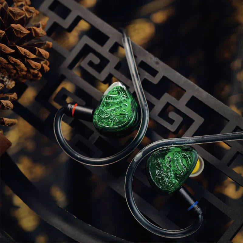 TANGZU Wan'er S.G II Jade Dragon Audífonos IEM - Equilibrio, confort y gran valor