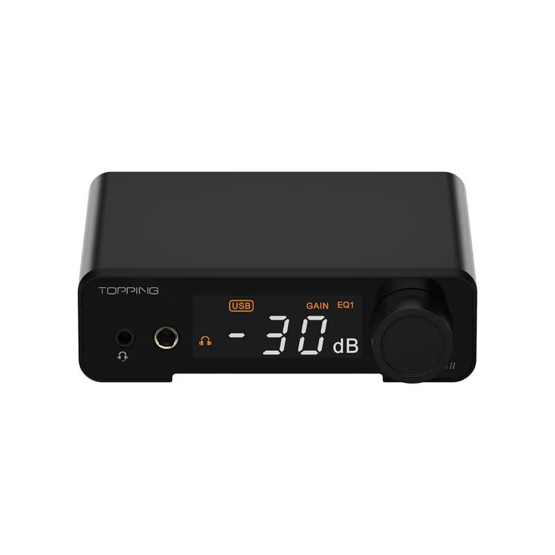 TOPPING DX1 II DAC Amp de Escritorio Balanceado 4.4mm con PEQ y Óptico