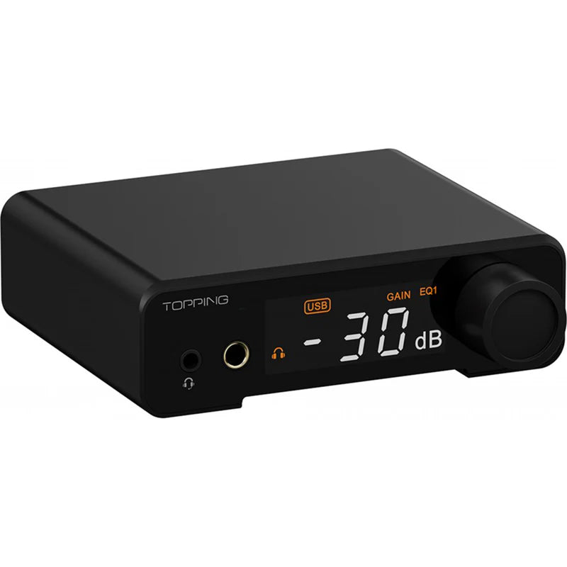 TOPPING DX1 II DAC Amp de Escritorio Balanceado 4.4mm con PEQ y Óptico