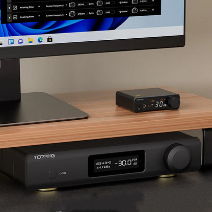 TOPPING DX1 II DAC Amp de Escritorio Balanceado 4.4mm con PEQ y Óptico