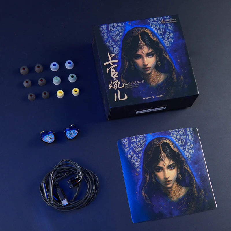 TANGZU Wan’er S.G II Blue Audífonos In-Ear con Micrófono