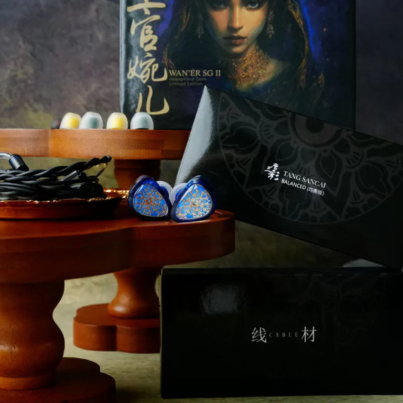 TANGZU Wan’er S.G II Blue Audífonos In-Ear con Micrófono