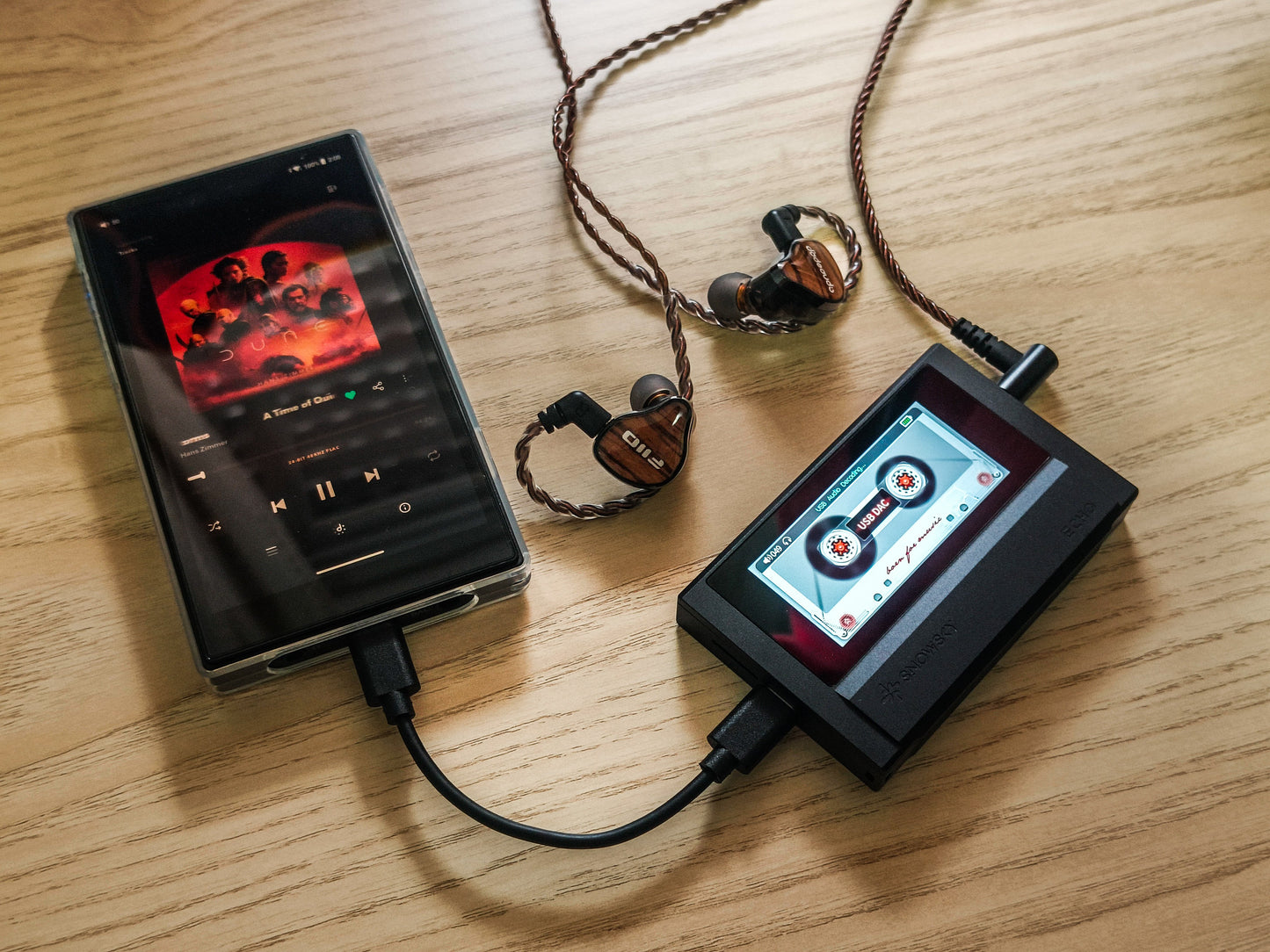 FiiO SNOWSKY ECHO Reproductor Hi-Res con salida 3.5 y 4.4 mm