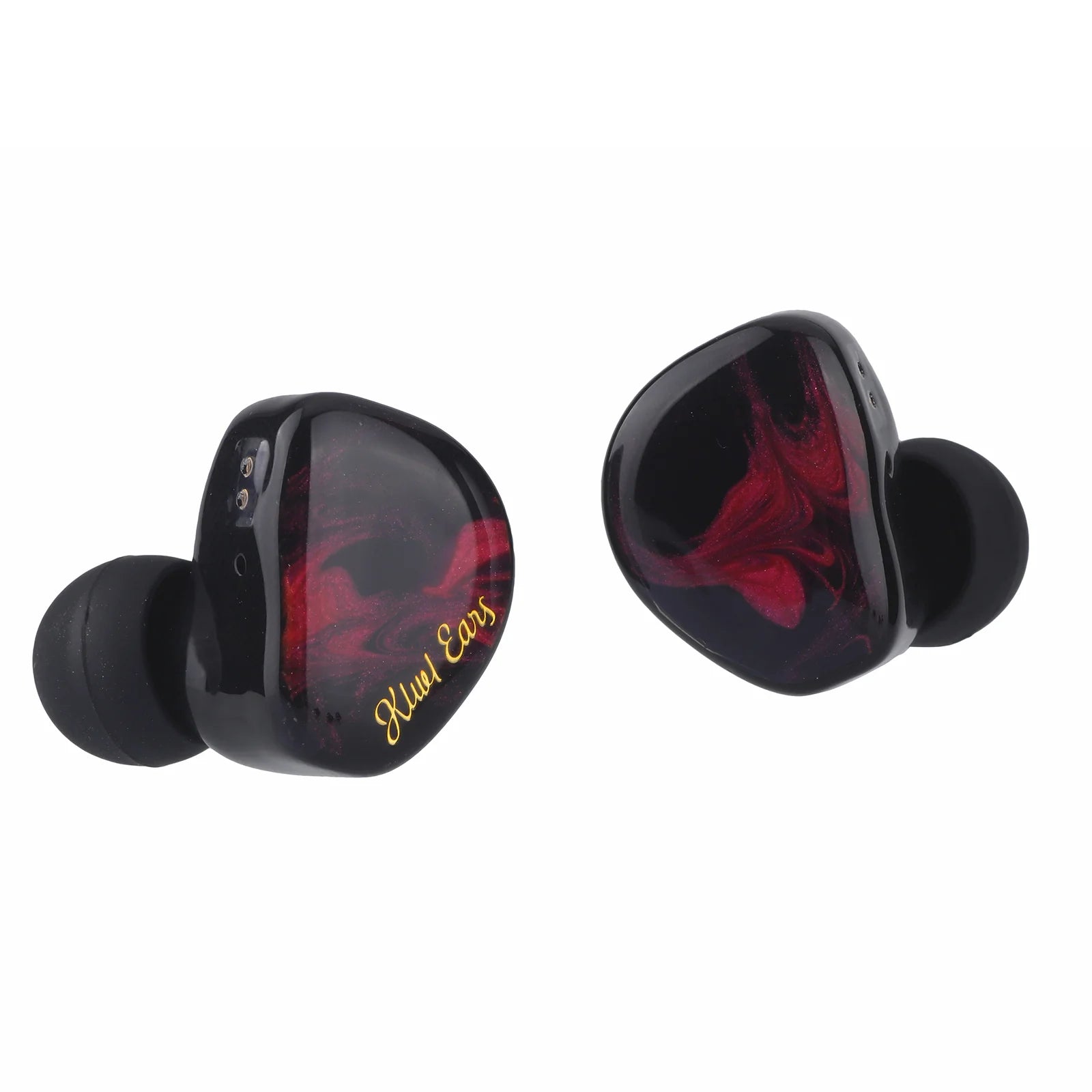 Auriculares in-ear Kiwi Ears Cadenza con driver dinámico de 10 mm de berilio, detalle del diseño y acabado en la imagen.
