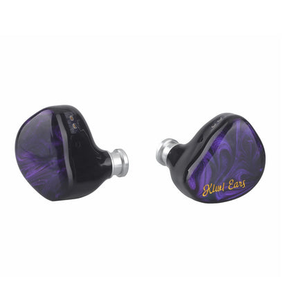 Auriculares IEM Monitores in-ear Kiwi Ears Cadenza con driver dinámico de 10mm de berilio, vista frontal en color negro.