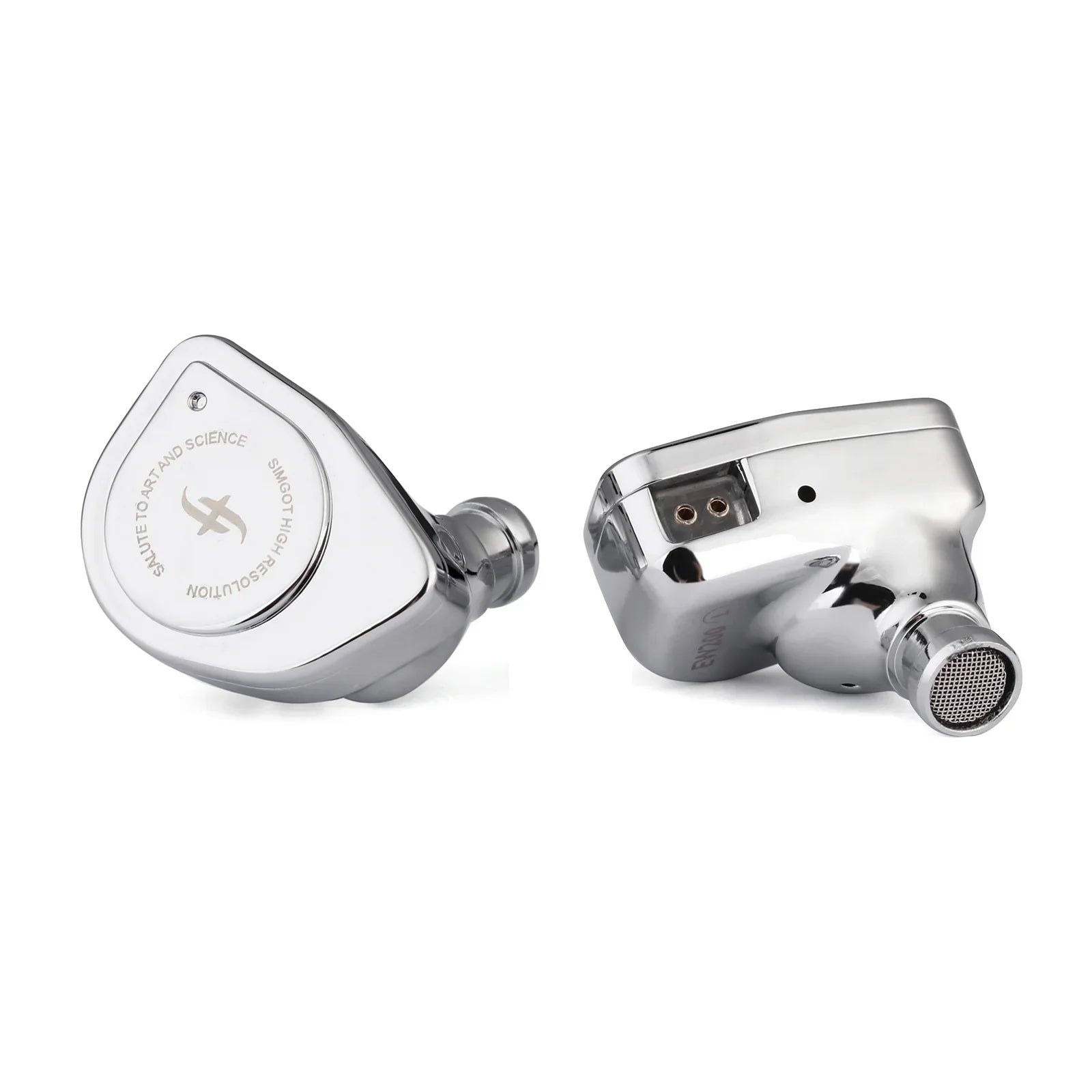 Auriculares in-ear SIMGOT EW200 con driver dinámico de 10 mm, doble circuito magnético y diseño de doble cavidad.