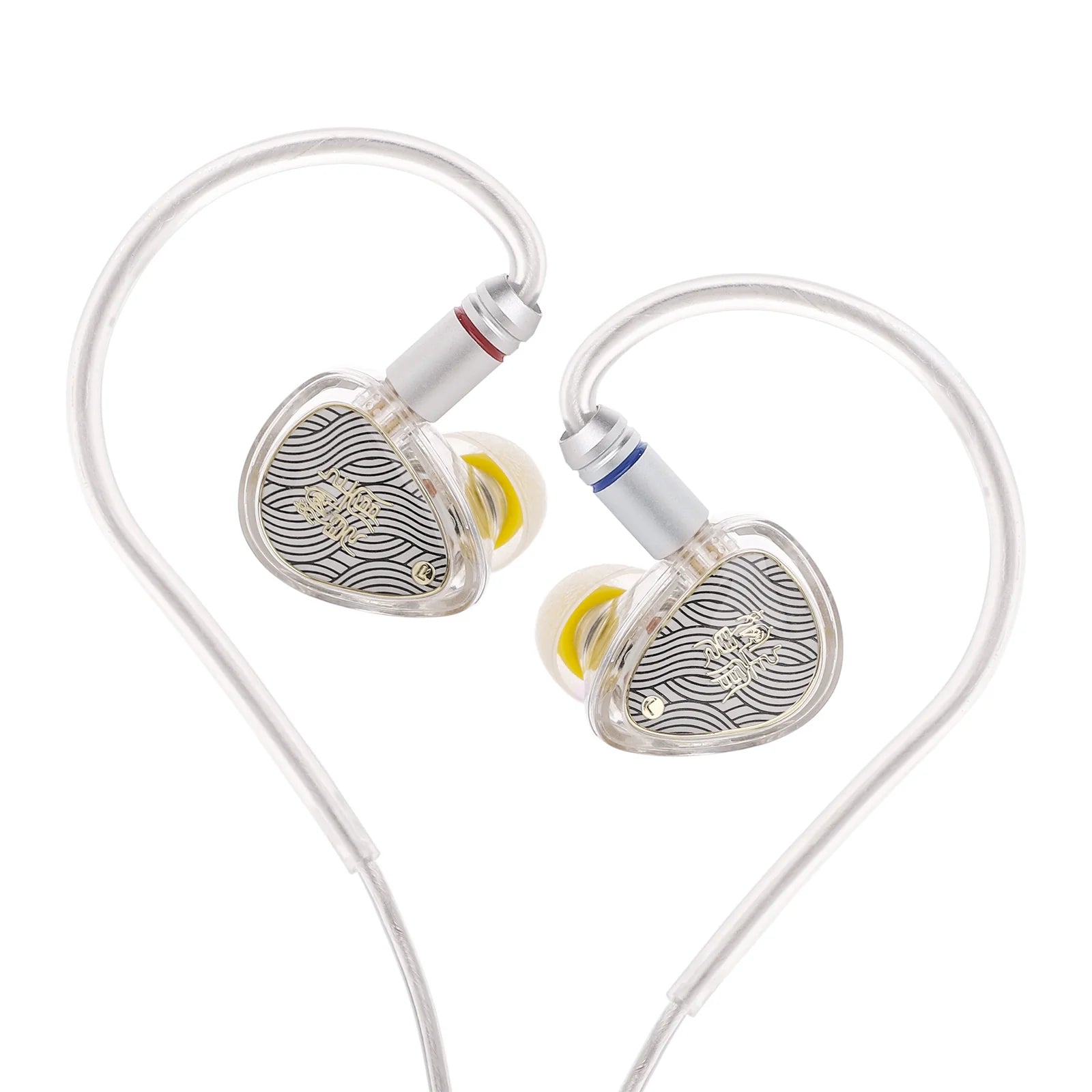 Auriculares in-ear TANGZU Wan’er S.G II con driver dinámico de 10mm PET, vista de los monitores en-ear.