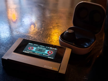 Reproductor de audio digital FIIO SNOWSKY Echo Mini con salida balanceada 4.4mm y compatibilidad Hi-Res en la imagen.