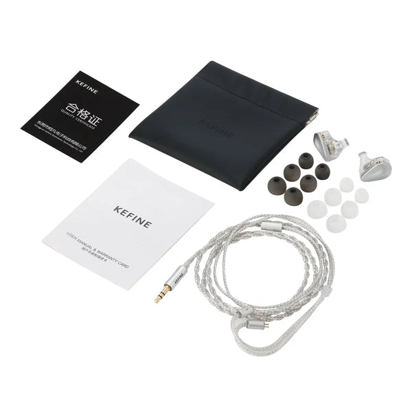 Audífono IEM KEFINE Loric – 10mm Dynamic Driver PU + Titanio con Microfono