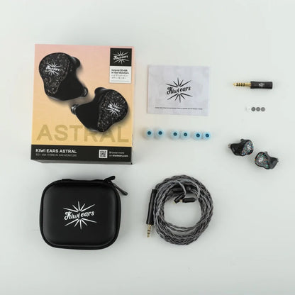 Kiwi Ears Astral Audífonos In-Ear Híbridos 1DD+6BA Flagship