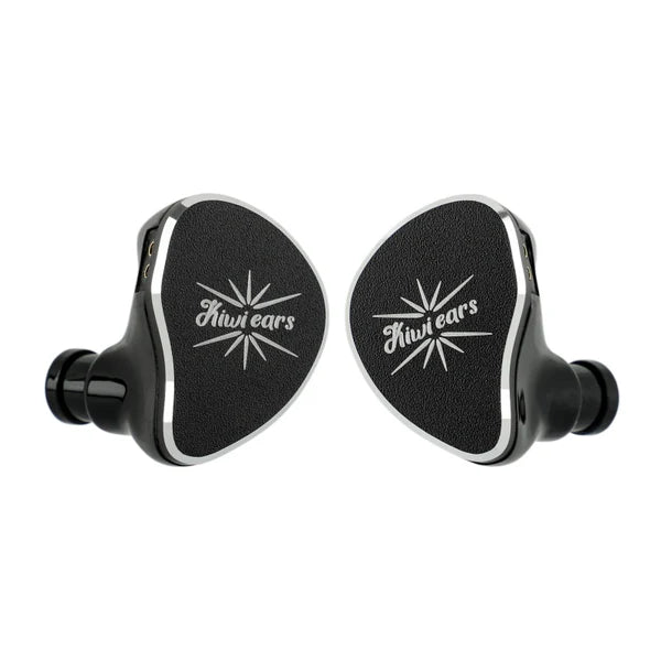 Auriculares IEM Kiwi Ears Belle con driver dinámico de 10 mm y diafragma DLC, en color negro con diseño elegante