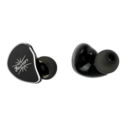 Auriculares IEM Kiwi Ears Belle con driver dinámico de 10 mm y diafragma DLC, en color negro y diseño ergonómico.
