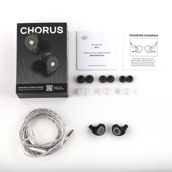 Audífonos IEM Kiwi Ears x B_Media Chorus 3.5mm